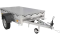 Produktbild: Gartenanhänger 200 KIPP Stützrad H-0-Rahmen graue Plane