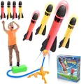 Produktbild: Premium Raketenwerfer Draußen Kinder Spielzeug 30 Meter Hoch 4 Raketen