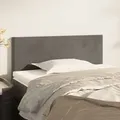 Produktbild: vidaXL Kopfteil Dunkelgrau 80x5x78/88 cm Samt
