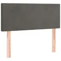 Produktbild: vidaXL Kopfteil Dunkelgrau 80x5x78/88 cm Samt