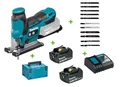 Produktbild: Makita DJV185Z 18V Akku-Stichsäge mit 2x Akku 3Ah + Lader + Koffer + 11 Blätter
