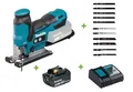 Produktbild: Makita DJV185Z 18V Akku-Stichsäge mit 1x Akku 3Ah + Ladegerät + 11 Sägeblätter