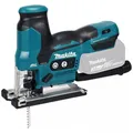 Produktbild: Makita Akku-Pendelhubstichsäge DJV185Z, 18 V, inkl. 3x Blatt, Zubehör.