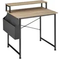 Produktbild: tectake Schreibtisch, Natur, Holzwerkstoff, Rechteckig, 80x90x55 cm, Arbeitszimmer, Schreibtische, Bürotische