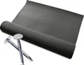 Produktbild: Bitumen Dachpappe schwarz Bitumenbahn zur Dacheindeckung Dachbahn inkl. 100 Stück Dachpappnägel Material: R333 - 1 Rolle - 3,3 m²