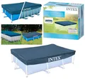 Produktbild: Intex Poolabdeckplane 400 x 200 cm - Poolabdeckung Plane für eckige Frame Pools