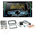 Produktbild: JVC KW-DB93BT + 2-DIN CD/USB Radio + VW T5 Blende schwarz + ISO Adapter Set