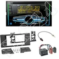 Produktbild: JVC KW-DB93BT 2-DIN CD/USB Radio + 5er BMW (E39) Radioblende black + 17-Rundpin