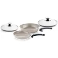 Produktbild: Fissler Ceratal Comfort Pfanne 28 cm + Ceratal Classic Pfanne 24 cm Warmgrau 2er
