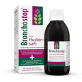 Produktbild: Bronchostop Sine Hustensaft | Bei Husten, pflanzlich & ethanolfrei | 200 ml | Lindert den Hustenreiz & fördert das Abhusten, pflanzliches Arzneimittel, schleimlösend, vegan, ab 3 Jahren