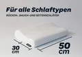 Produktbild: DLP Orthopädisches Nacken Stütz Schlaf Kopf Kissen Weiß 50x30cm