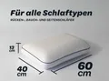 Produktbild: DLP Nackenstützkissen Clima Flex mit kühlender & wärmender Seite 60 x 50 x 15 cm