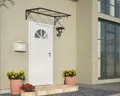 Produktbild: Haustürvordach Venus 135 x 35 cm Vordach Haustür Alu klar Polycarbonat | Canopia