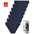 Produktbild: s.Oliver Slip Herren Unterhose (Dose, 7-St) Wochenration in einer Dose blau M