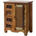 Produktbild: Kommode Altholz 70x40x85 mehrfarbig lackiert NATURE OF SPIRIT #127