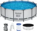 Produktbild: Bestway Steel Pro Max™ Frame Pool Komplett-Set, rund, 427x122cm, 5612X