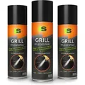 Produktbild: Spraytive 3x 500ml Grill-pflegespray - Bbq Grill-reiniger - Antihaftspray - Pflegt & Konserviert Grillroste, Pfannen (edelstahl, Gusseisen) & Co.