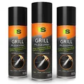 Produktbild: Spraytive 3 x 500ml Grill-Pflegespray - BBQ Grill-Reiniger - Pflegt & Konserviert Grillroste, Pfannen (Edelstahl, Gusseisen) & Co. - Antihaftspray, Non Stick Spray für Weber Grills, Plancha Grills