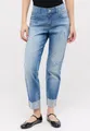 Produktbild: ANGELS 5-Pocket-Jeans DARLEEN CROP TU FRINGE LIGHT BLUE USED DESTROYED