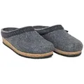 Produktbild: Stegmann Filz Clog (1-tlg) Clogs - Hausschuh aus Merinowolle, Flexibles Kork-Latex-Fußbett grau 41 EU