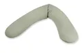 Produktbild: Theraline Ersatzbezug für Das Original Schwangerschaftskissen & Stillkissen, Stillkissen Bezug 190 cm, Musselin aus 100% Baumwolle, Farbe: Salbei