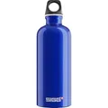 Produktbild: SIGG - Alu Trinkflasche - Traveller Dunkelblau - Klimaneutral Zertifiziert - Für Kohlensäurehaltige Getränke Geeignet - Auslaufsicher - Federleicht - BPA-frei - Outdoor - 0,6L