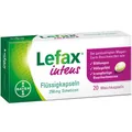Produktbild: Lefax intens Flüssigkapseln – bei gasbedingten Beschwerden wie Blähungen, Völlegefühl und krampfartigen Bauchschmerzen