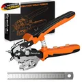 Produktbild: Lozzange für Leder Gürtel Lochstanzer diy Kunstleder Schneidewerkzeug, V-Form, M