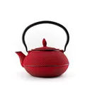 Produktbild: ARARE Tetsubin Gusseisenkanne 900 ml Ø 14,6 cm Tee-Kanne Rot NEU