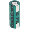 Produktbild: Sanyo HR-4/5AU NiMH Akku 2150mAh 4/5A, 43x17mm mit Lötfahne in U-Form