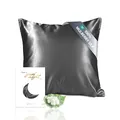 Produktbild: Townssilk 19 Momme 100% Seide Kissenbezug 1 Stück 60x60cm Darkgrey