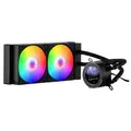 Produktbild: VEVOR CPU-Flüssigkeitskühler, AIO-CPU-Wasserkühler _ 120-mm-PWN-Lüfter & -Pumpe, PC-Wasserkühlung mit 5,3 cm LCD-Display & ARGB-Licht, für Intel