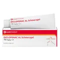 Produktbild: Diclofenac AL Schmerzgel 10 mg/g bei Schmerzen, 100 g Gel