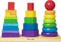 Produktbild: Melissa & Doug Geometrischer Stapler | Lernspielzeug | Holzspielzeug mit Formen | 2+ | Geschenk für Jungen oder Mädchen