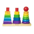 Produktbild: Melissa & Doug - Stapelspielzeug aus Holz, 25-teilig, Motorikspielzeug zum Sortieren und Stapeln, Für Kinder ab 2 Jahren