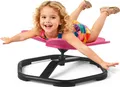 Produktbild: VEVOR Kinderdrehstuhl sensorischer Drehstuhl in Blumenform, 100 kg Tragkraft, sensorisches Spielzeug mit rutschfester Metallfuß, zur Förderung von Koordination Gleichgewicht Konzentration, Rosa