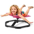Produktbild: VEVOR Kinderdrehstuhl sensorischer Drehstuhl in Blumenform, 100 kg Tragkraft, sensorisches Spielzeug mit rutschfester Metallfuß, zur Förderung von Koordination Gleichgewicht  Konzentration, Rosa