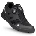 Produktbild: Scott Sport Crus-r Flat BOA Schuh black/silver 46.0 - Schwarz - 46