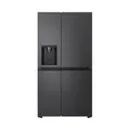 Produktbild: LG GSJC40EPPE Side-by-Side Kühlschrank mit Gefrierfach – Door-in-Door Funktion, Festwasseranschluss, Total NoFrost, Modern Flat Door, Matt Schwarz Metallic