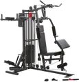 Produktbild: Christopeit Sport® Kraftstation Kraftstation SP 5000, 12 Gewichtsblöcke (Butterflystange, Latzug, Ruderfunktion und mehr), max. Benutzergewicht 130 kg, max. Trainingsgewicht 70 kg