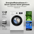 Produktbild: Bomann® Waschmaschine 7kg | Invertermotor - effizient, leise & langlebig | max. 1400 U/min | LED-Display | 15 Programme | WA 7175.1 weiß
