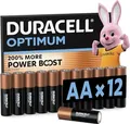 Produktbild: Duracell Optimum Mignon (AA)-Batterie Alkali-Mangan 1.5 V 12 St. (149451)