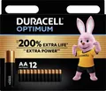 Produktbild: Duracell Optimum Mignon (AA)-Batterie Alkali-Mangan 1.5V 12St.