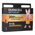Produktbild: Duracell MN1500 AA Mignon Batterie Optimum 12er Blister