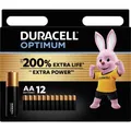 Produktbild: Duracell Optimum Mignon (AA)-Batterie Alkali-Mangan 1.5 V 12 St.