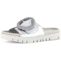 Produktbild: Gabor Pantolette Effektleder Pantolette silberfarben 41 EU (7,5 UK)