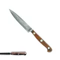 Produktbild: GÜDE Solingen - Spickmesser Damaststahl geschmiedet, 10 cm, Wüsteneisenholz, F.GÜDE, Office Messer, Handmade Germany