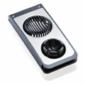 Produktbild: Leifheit Multifunktion Eierschneider Eierteiler Schwarz Weiß Edelstahl 24,5cm