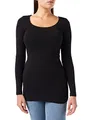 Produktbild: VERO MODA Damen Vmmaxi My Soft Long U-neck Noos' Langarmshirt, Schwarz (Black), S EU