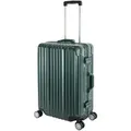 Produktbild: Travelhouse London Hartschalen Polycarbonat Alu Koffer Trolley Reise Urlaub 67l Grün - Grün/Grau/Gold/Silber/Schwarz/Rot